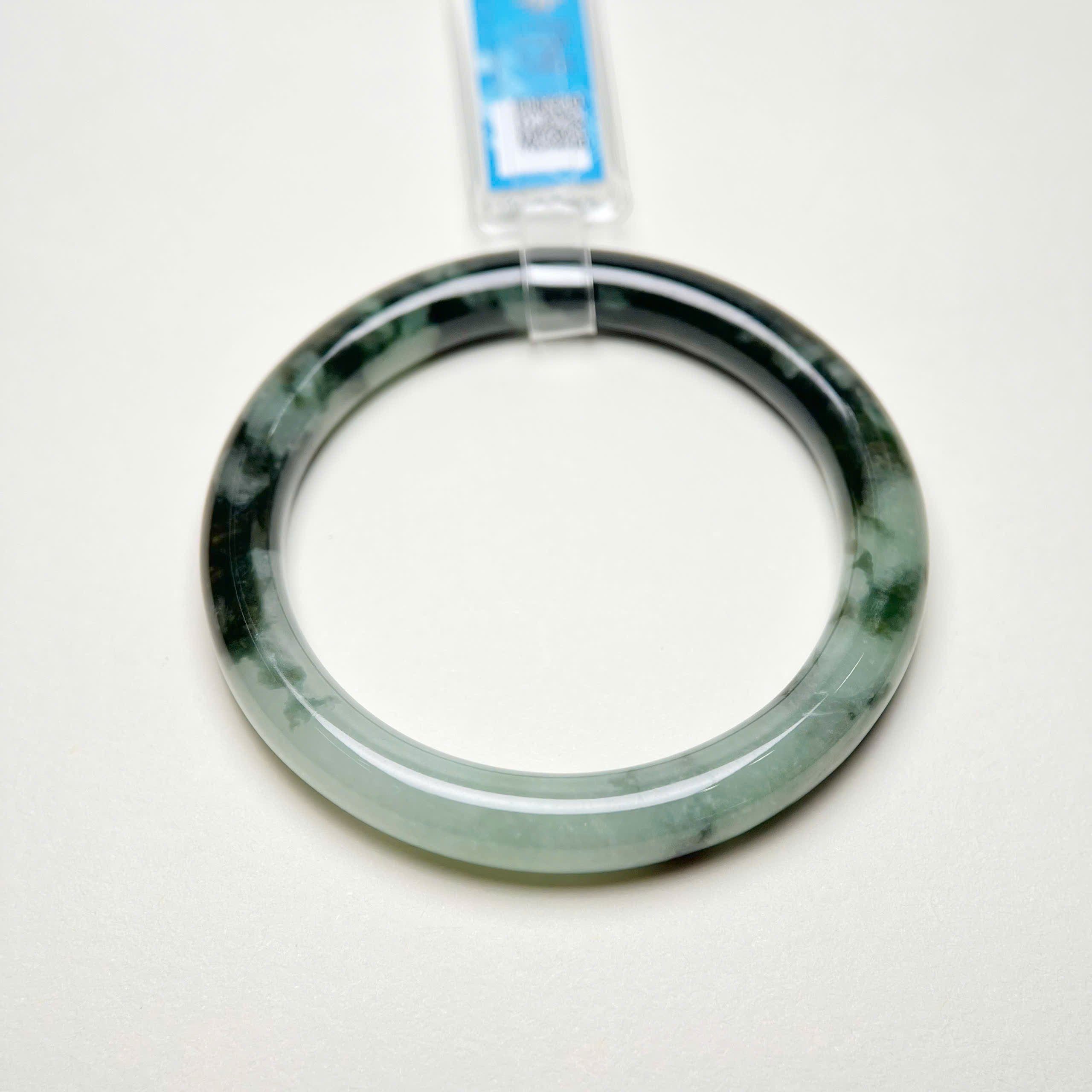 VT004 - Natural Jadeit Jade Bangle Bracelet