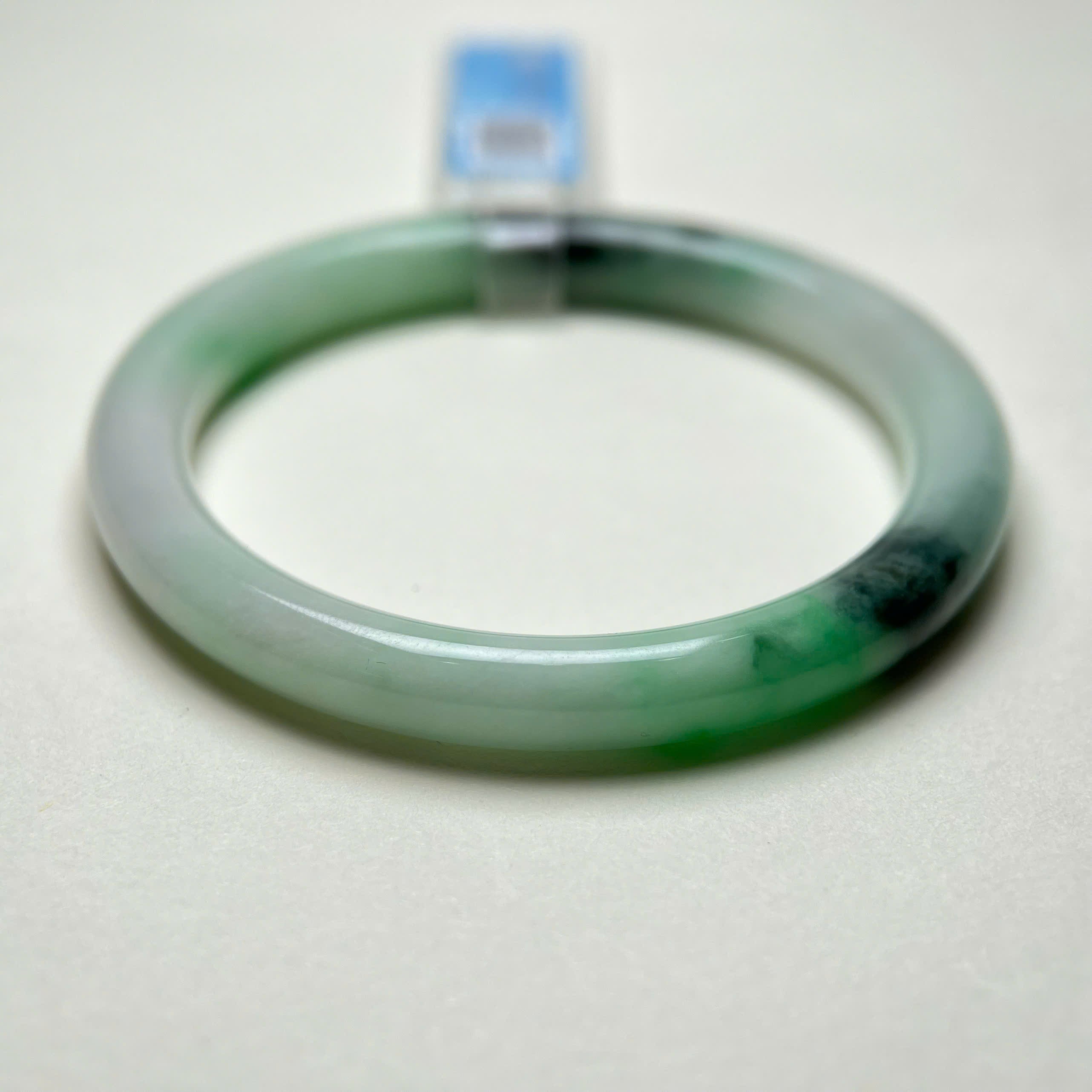 VT007 - Natural Jadeit Jade Bangle Bracelet